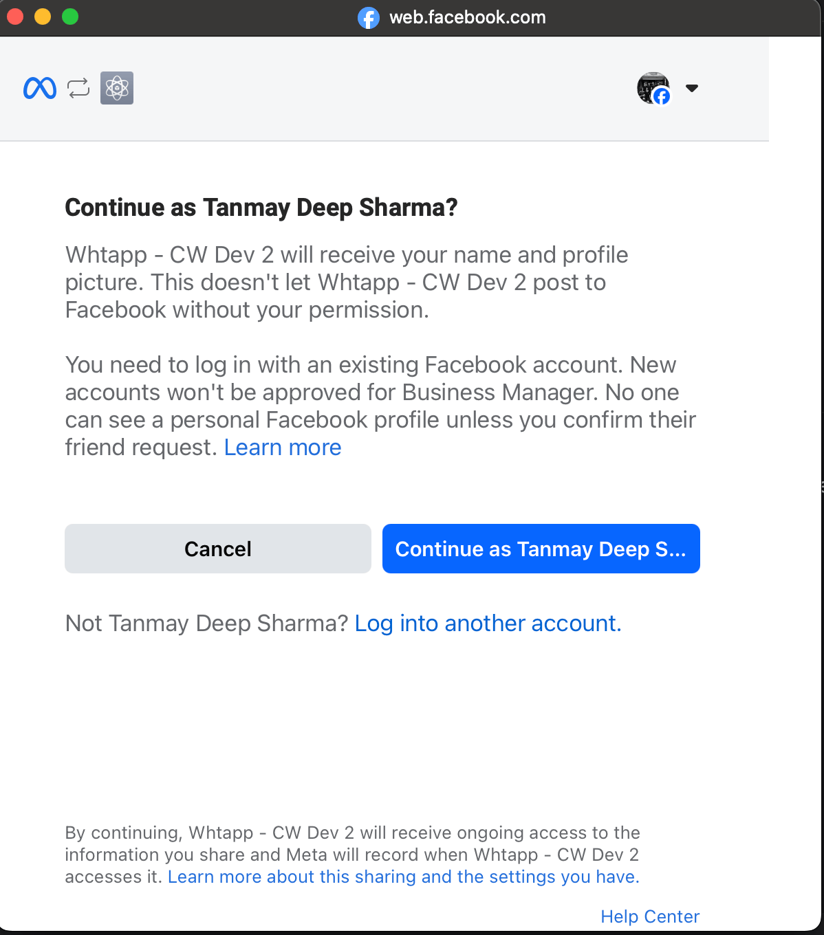whatsapp_facebook_authentication