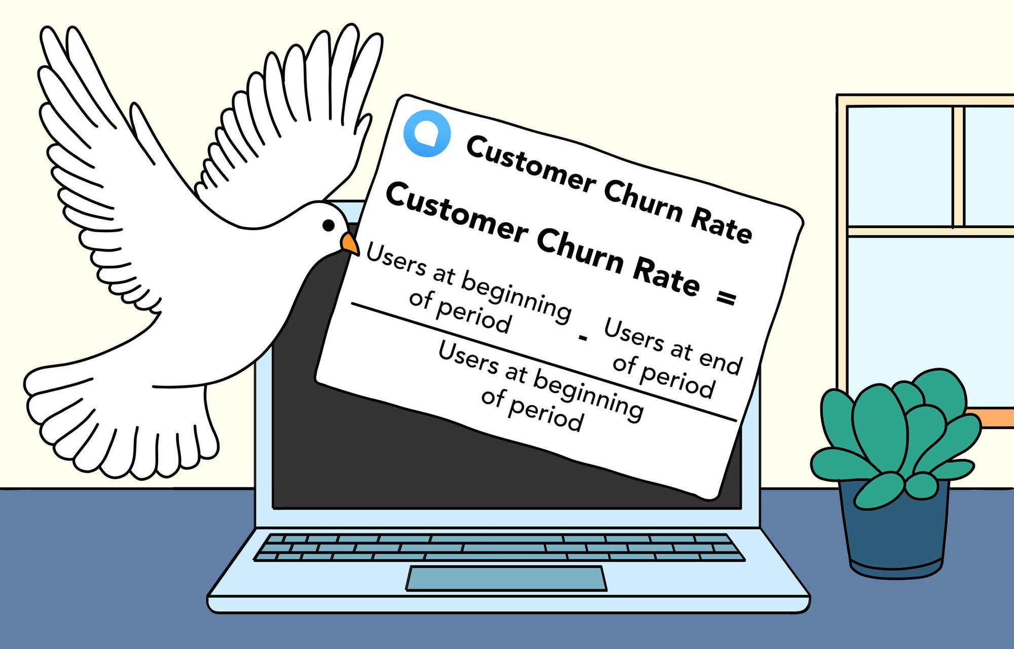 formula for customer churn rate