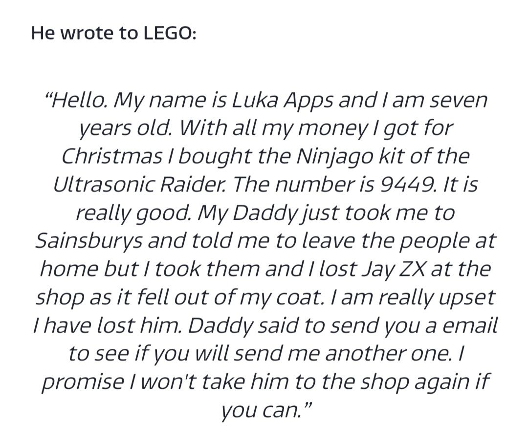 when your customer is a little boy