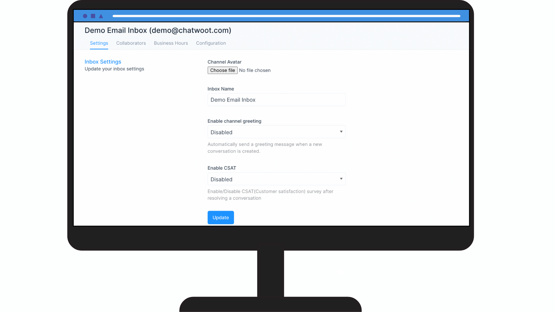 Replynivo Email inbox settings